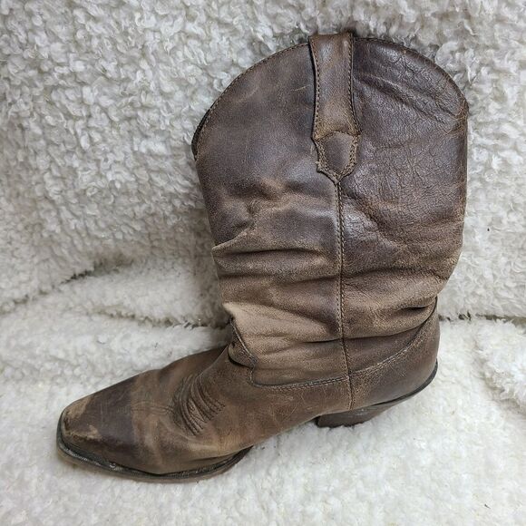 Crush by Durango‎ Womens Brown Distressed Sultry Slouch 10" Boots sz 8 - Picture 4 of 7
